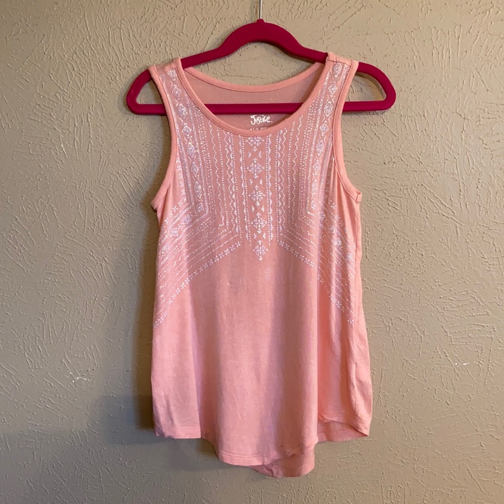 Justice Sleeveless Shimmer Shirt size 8